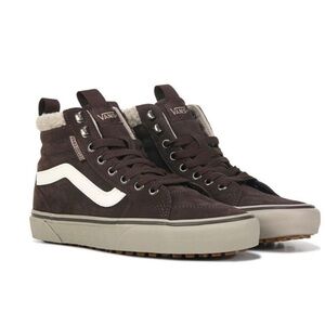Vans Filmore Suede Sherpa Chocolate New W Size 10